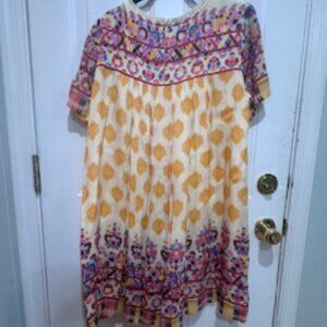 Tanvi Kedia Boho Printed Dress – Anthropologie – Size M